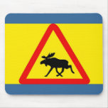 Warning of moose mousepads