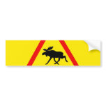 Warning of the moose bumper stickers