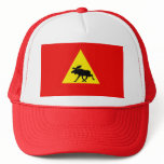 Warning of the moose hats