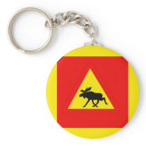 Warning of the moose keychains