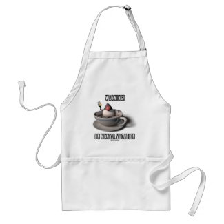 Warning! On Mental Vacation (Duke Java Coffee Cup) apron