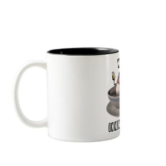 Warning! On Mental Vacation (Duke Java Coffee Cup) mug