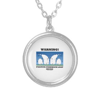 Warning! Positive Feedback Loop Inside Clouds Personalized Necklace