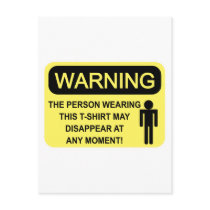WARNING postcards