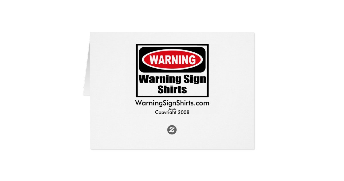 Warning PRESCHOOL TEACHER Greeting Card Zazzle