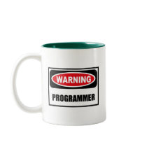 Warning PROGRAMMER Mug
