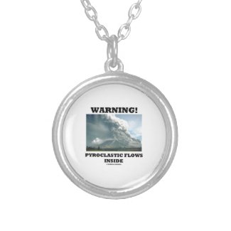 Warning! Pyroclastic Flows Inside (Volcano) Custom Necklace