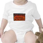 Warning Rednecks in the Area T-shirts