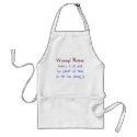 Warning: Retiree aprons