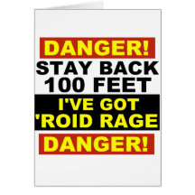 Warning Roid Range Card