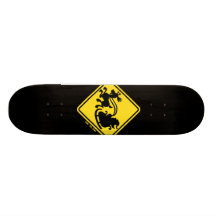 Warning Santa Claus Ahead! Skateboards