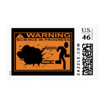 WARNING:SCIENCE IN PROGRESS POSTAGE STAMPS