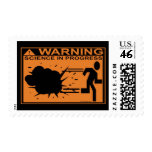 WARNING:SCIENCE IN PROGRESS postage