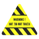 warning sign, HOT Sticker