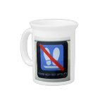 Warning sign inside train pitchers
