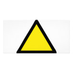 warning sign picture card