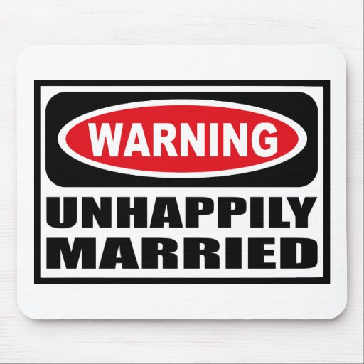 WARNING sign, thumbwarning Mouse Mats