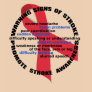 Warning Signs of Stroke Fitted Ladies Shirt