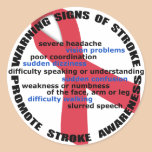 Warning Signs of Stroke Stickers