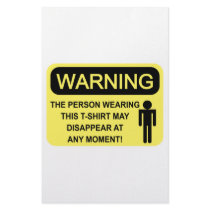 WARNING CUSTOM STATIONERY