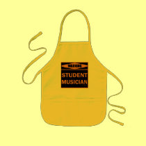 Warning! Student Musician! aprons