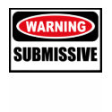 Warning SUBMISSIVE Women's Dark T-Shirt