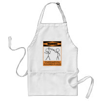 Warning Temperamental Dulcimer Player Apron