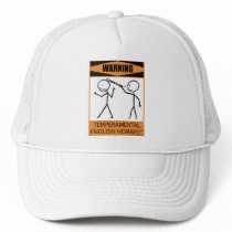 Warning Temperamental English Hornist hats