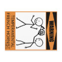 Warning Temperamental French Hornist postcards by TempermentalMusician Warning Temperamental French Hornist postcards