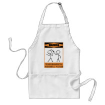 Warning Temperamental Handbell Player Aprons