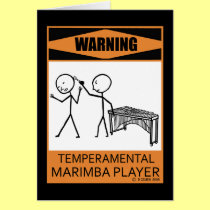 Warning! Temperamental Marimba Player cards