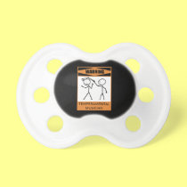 Warning! Temperamental Musician pacifiers