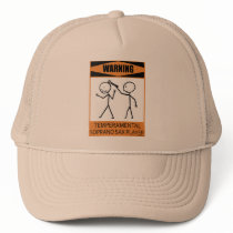 Warning Temperamental Soprano Sax Player hats