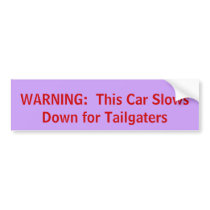 WARNING: This Car Slows Down... bumper stickers by PatriciaNostrand WARNING: This Car Slows Down... bumper stickers