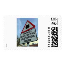 'Warning: Turkey drivers ahead' Stamps