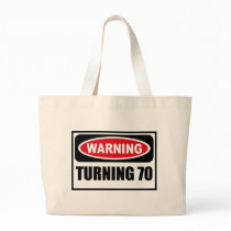Warning TURNING 70 Bag