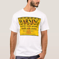 Warning - Under Pressure t-shirts by AeonMX Warning - Under Pressure t-shirts