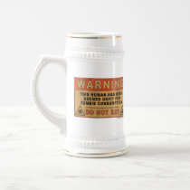 Warning Unfit For Zombie Consumption Coffee Mug