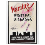 Warning Venereal Diseases Custom Flyer