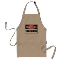Warning VICE-PRINCIPAL Apron by warningsignshirts Warning VICE-PRINCIPAL Apron