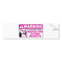 WARNING Watch For Flying Objects! bumper stickers by missyoulovexo WARNING Watch For Flying Objects! bumper stickers