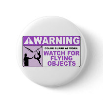 WARNING Watch For Flying Objects! Pin