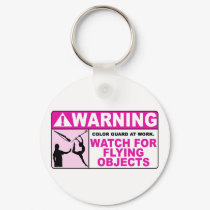 WARNING Watch For Flying Objects! keychains by missyoulovexo WARNING Watch For Flying Objects! keychains