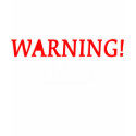 warning white t-shirts