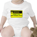 WARNING-ZOMBIE BABY KEEP FINGERS AWAY TSHIRTS