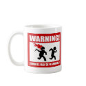 Warning! Zombies May Be Flammable Mug by strk3 Warning! Zombies May Be Flammable Mug