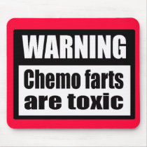 WarningChemoFarts copy Mouse Mats