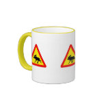 Warnung vor dem Elch mugs