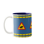 Warnung vor Elch mugs