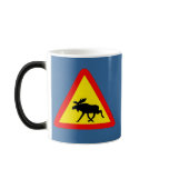Warnung vor Elch mugs